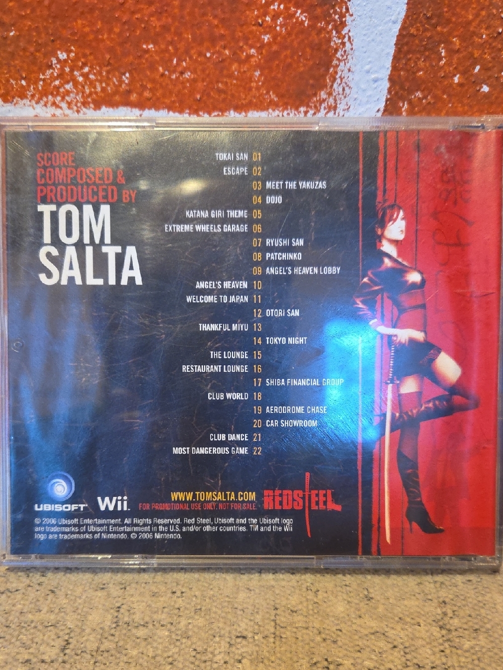 Red Steel (Wii) Original Soundtrack SIGNED By Composer Tom Salta - Picture 3 of 6